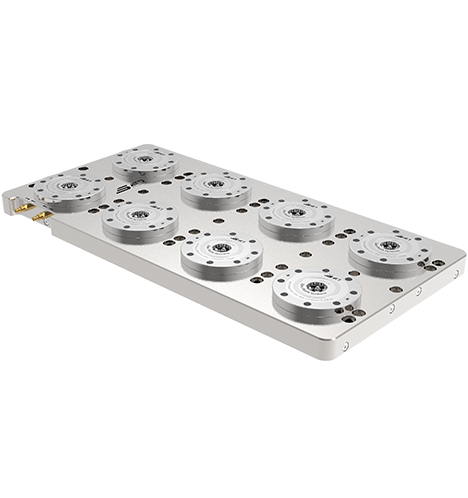 Eight unit zero point locator base board