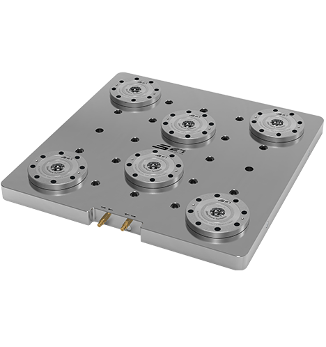 Six unit zero point locator base board